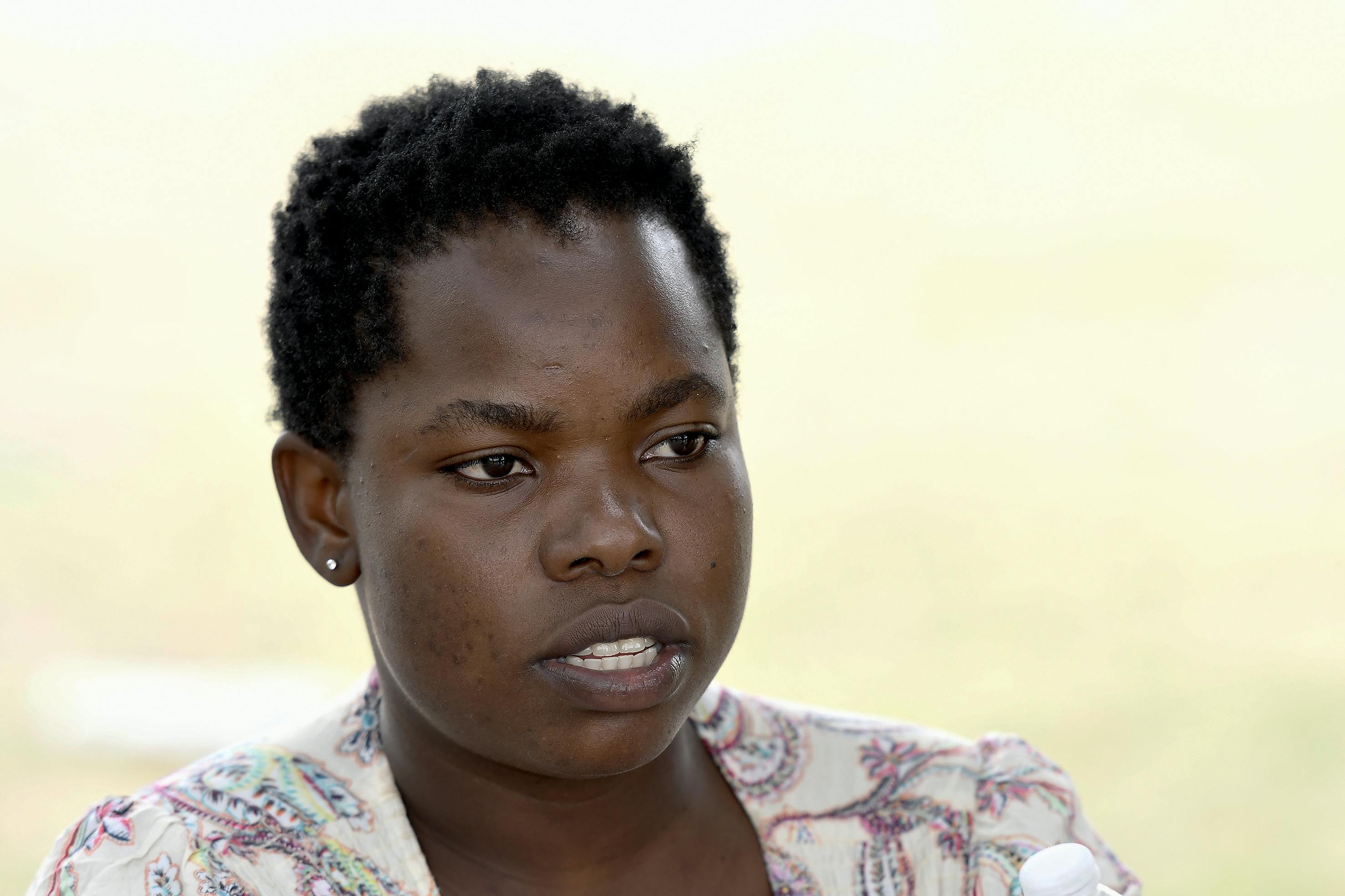 Kensy, migrante haitiana.