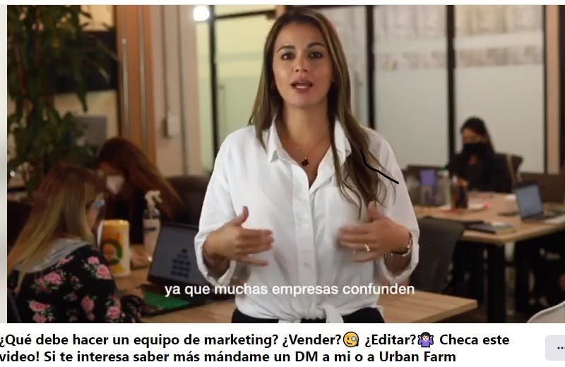 Lorena de la Garza habla sobre las estrategias de marketing que se realizan en Urban Farm.