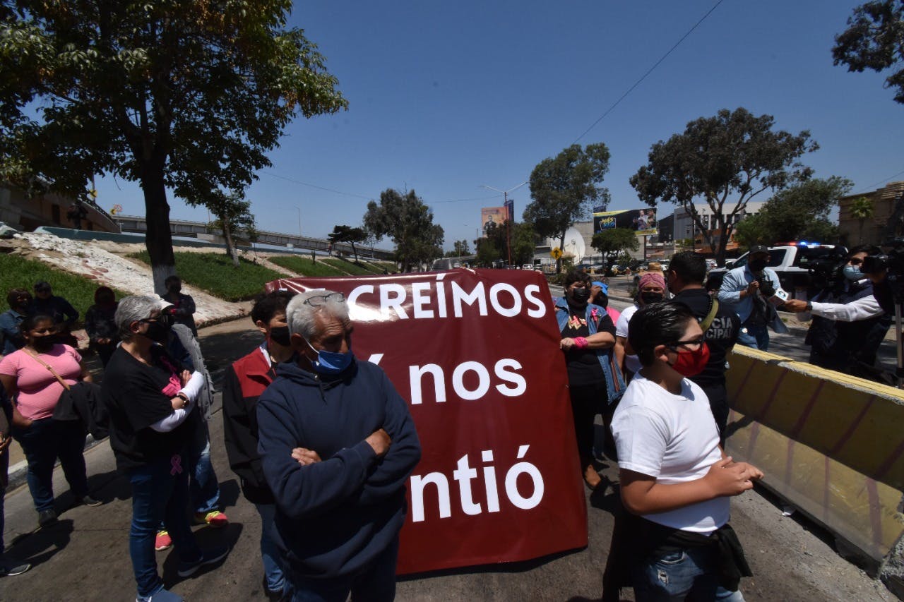 Protesta por falta de medicamentos