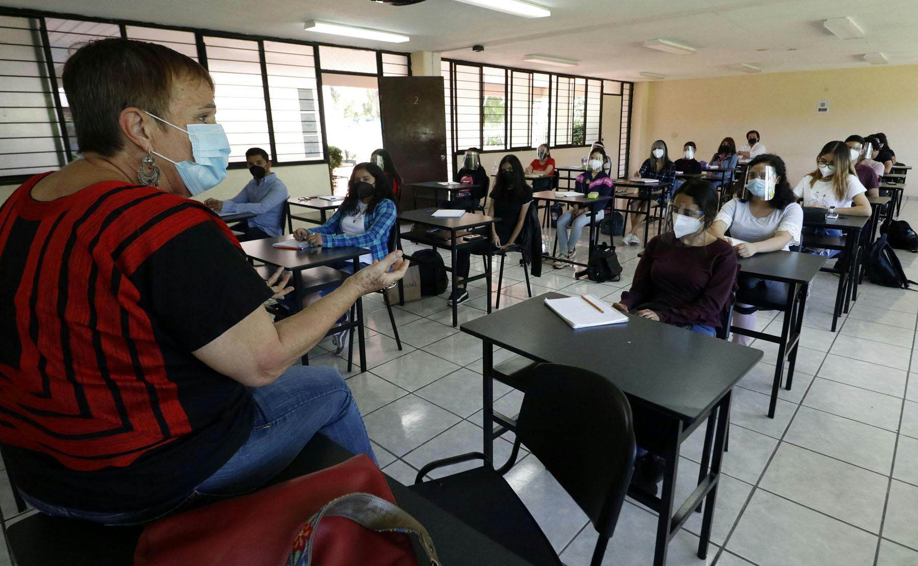 Salón de clases en la UAdeC.