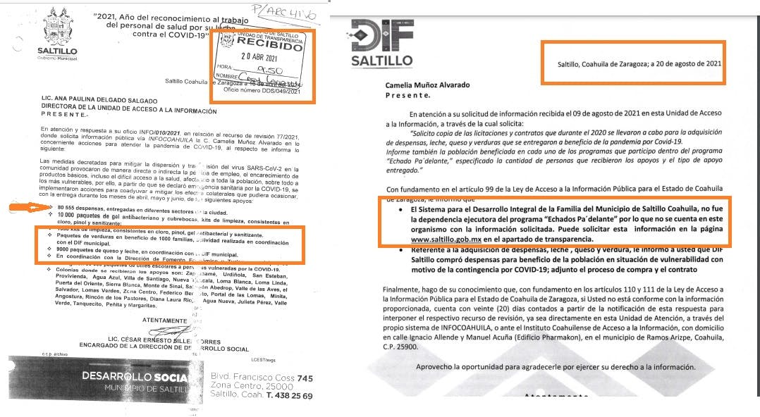 DIF Saltillo.